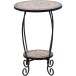Blumentisch >Prato< in matt schwarz, mehrfarbig - 41x59x41 (BxHxT)