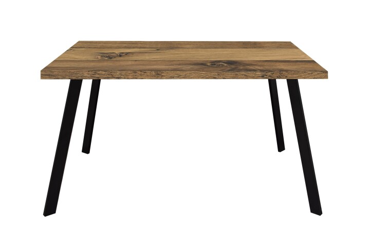 Esstisch >Big System< in schwarz matt / plankeneiche - 140x75x70cm (BxHxT)