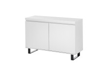 Kommode >AUSTIN< in modern white, HWP - 111x74x40cm (BxHxT)
