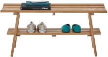 Sitzbank >BANTRY< in holzfarben, Eiche massiv geölt - 100x45x36cm (BxHxT)