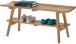 Sitzbank >BANTRY< in holzfarben, Eiche massiv geölt - 100x45x36cm (BxHxT)