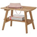 Bank >BANTRY< in holzfarben, Eiche massiv geölt - 60x45x36cm (BxHxT)