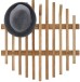 Garderobenpaneel >BANTRY< in holzfarben - 58x60x11x60 (BxHxTxD)