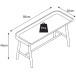 Sitzbank >BANTRY< in holzfarben, Eiche massiv geölt - 95x45x35cm (BxHxT)