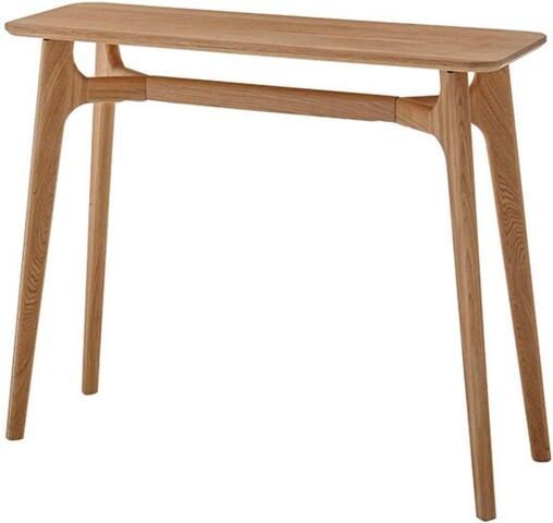 Konsole >BANTRY< in holzfarben, Eiche  - 100x80x35cm (BxHxT)