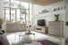 Kommode >PALAMOS< in holzfarben/grau, HWP - 113x123x40cm (BxHxT)