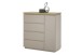 Kommode >PALAMOS< in holzfarben/grau, HWP - 100x104x40cm (BxHxT)