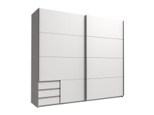 Kleiderschrank-Set >Seattle< in Weiß -...