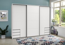 Kleiderschrank-Set >Seattle< in Weiß -...