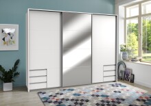 Kleiderschrank-Set >Seattle< in Weiß -...