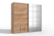 Kleiderschrank-Set >Seattle< in Plankeneiche-Nachbildung - 228x213x65cm (BxHxT)