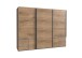 Kleiderschrank-Set >Seattle< in Plankeneiche-Nachbildung - 273x213x65cm (BxHxT)