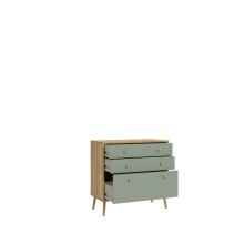 Kommode >Whenua< in Natural Eiche - 88,8x86,3x41,5cm (BxHxT)