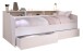 Stauraumbett >Sleep 4< in 23 - Weiss - 203x113x82cm (LxBxH)