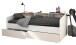 Stauraumbett >Sleep 4< in 23 - Weiss - 203x113x82cm (LxBxH)