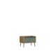 Nachtschrank >Whenua< in Mauvella Eiche, Salbei - 59,8x45,2x41,5cm (BxHxT)
