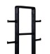 Garderobenständer >Kleiderständer Amber< in schwarz - 56x180x28 (BxHxT)