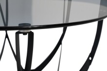 Couchtisch >Maya 2< in Schwarz - 40x80 (HxD)