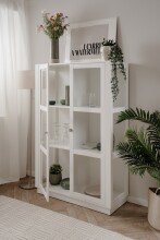 Highboard >Arles< in weiß - 100x150x40cm (BxHxT)