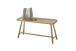 Garderoben-Set >BANTRY< in naturfarben, Eiche massiv geölt - 95x45x35cm (BxHxT)