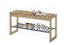 Garderoben-Set >BANTRY< in naturfarben, Eiche massiv geölt - 88x45x30cm (BxHxT)