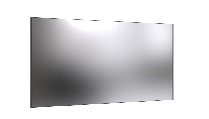 Wandspiegel >Amsterdam< in GRAPHIT - 58x106x2cm (BxHxT)