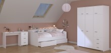Jugendzimmer-Set >Sleep 42< in Weiss