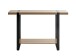 Konsole >37101< in eiche, schwarz - 120x82x30cm (BxHxT)