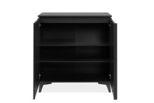Kommode >Bertrix< in Schiefer dunkel / anthrazit - 88x92x40cm (BxHxT)