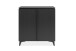 Kommode >Bertrix< in Schiefer dunkel / anthrazit - 88x92x40cm (BxHxT)