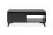 Couchtisch >Bertrix< in Schiefer dunkel / anthrazit - 100x40x55cm (BxHxT)