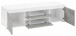 TV-Board >7032-11.25< in Weiß/Beton matt, Holzwerkstoff - 141x42x45cm (BxHxT)