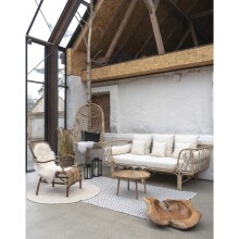 Couchtisch >Jammu< in Natur, Mango - 60x35x60cm...