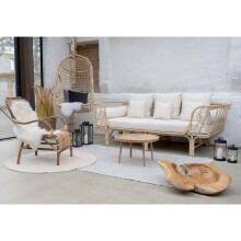 Couchtisch >Jammu< in Natur, Mango - 60x35x60cm (BxHxT)