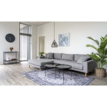 Beistelltisch >Venezia< in Schwarz, Glas - 48x48x48cm (BxHxT)