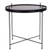 Beistelltisch >Venezia< in Schwarz, Glas - 48x48x48cm (BxHxT)