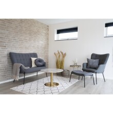 Couchtisch >Bolzano< in Weiss, Marmor - 70x45x70cm (BxHxT)