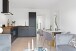 Esstisch >Bolzano< in Weiss, Marmor - 110x75x110cm (BxHxT)