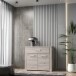 Kommode >Portland< in beige,braun - 96,3x83,1x41,3cm (BxHxT)