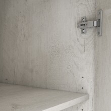 Kommode >Kashmir< in weiß,beige - 123,3x95,9x48,2cm (BxHxT)