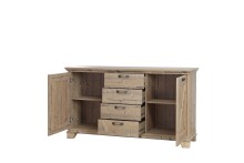 Kommode >Nepal < in braun - 175x97,2x45cm (BxHxT)
