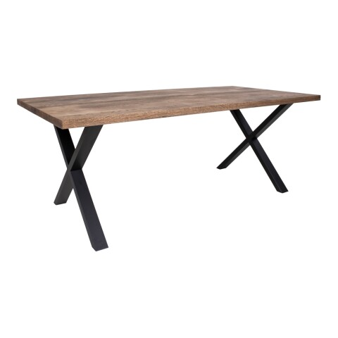Esstisch >Montpellier< in Natur, Eiche-Massiv - 95x75x200cm (BxHxT)