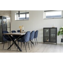 Esstisch >Toulon< in Natur, Eiche-Massiv - 95x75x200cm (BxHxT)