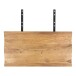 Ansteckplatte >Toulon< in Natur, Eiche-Massiv - 100x4x50cm (BxHxT)