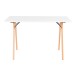 Schreibtisch >Vojens< in Weiss, MDF - 120x75x60cm (BxHxT)