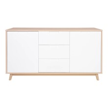 Sideboard >Copenhagen< in Weiss, MDF - 150x86x45cm (BxHxT)