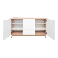 Sideboard >Copenhagen< in Weiss, MDF - 150x86x45cm (BxHxT)