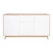 Sideboard >Copenhagen< in Weiss, MDF - 150x86x45cm (BxHxT)