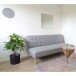 Spiegel >Jersey< in Messing, Stahl, Glas - 60x0,5x60cm (BxHxT)