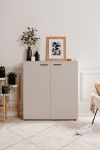 Schuhschrank >Satos< in samt - 100x110x34cm (BxHxT)